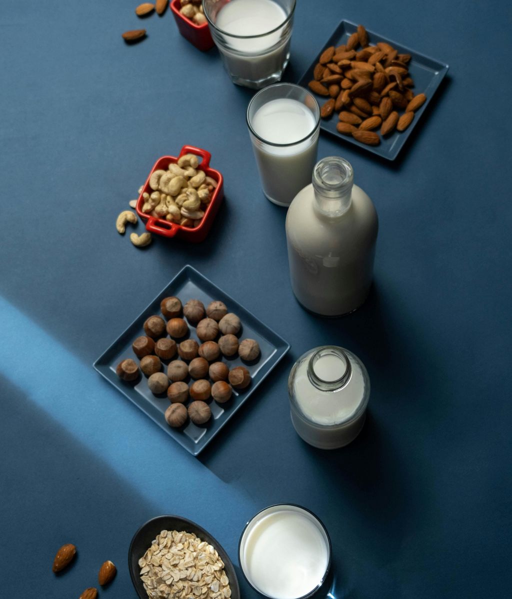 Distintos tipos de bebidas vegetales