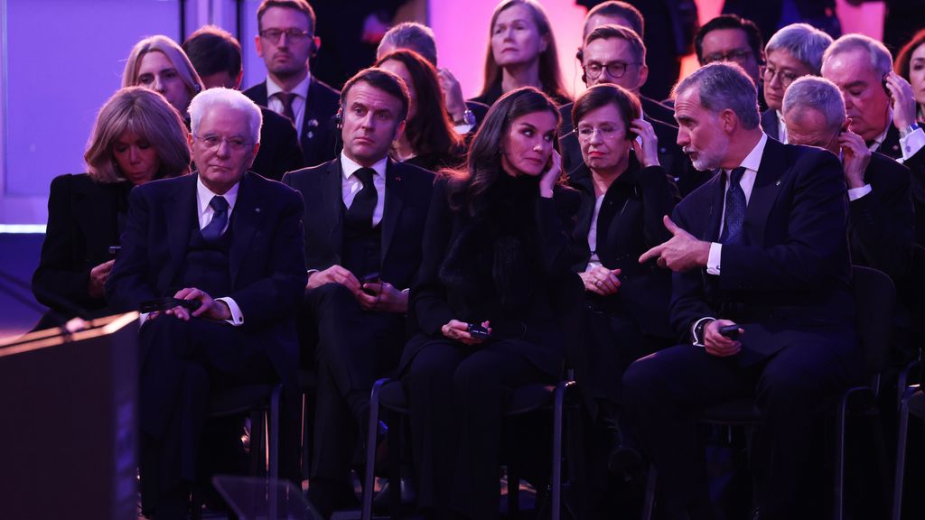 Felipe y Letizia en el 80 aniversario de la liberación del campo de concentración de Auschwitz