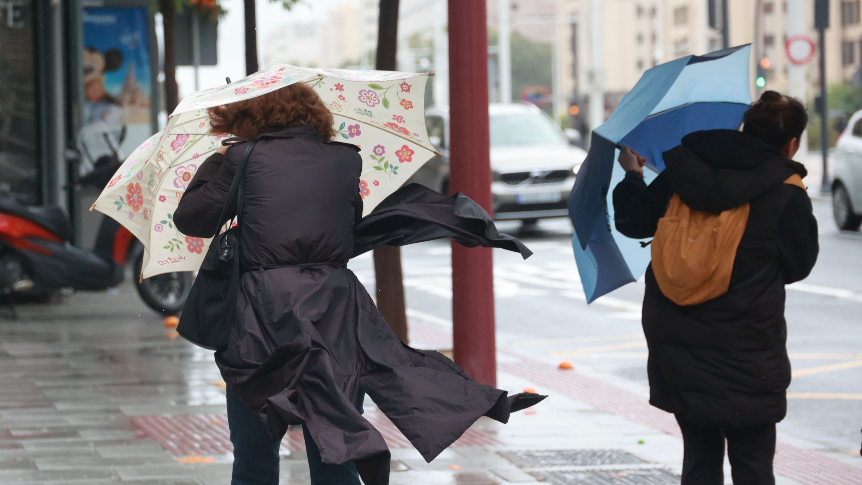 Fuertes rachas de viento por la borrasca Herminia