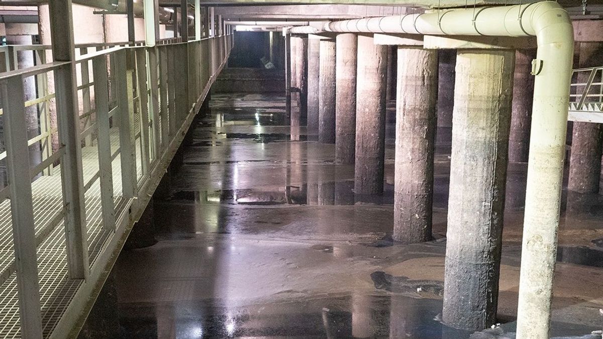 Un tanque de tormentas del Canal de Isabel II