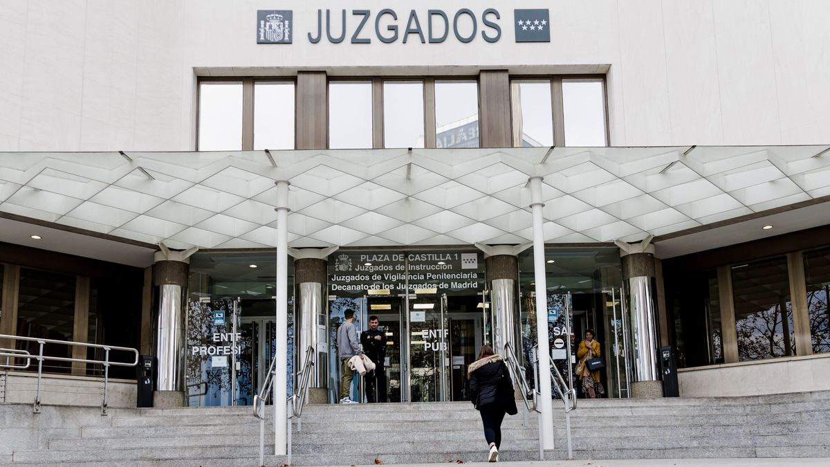 Exterior de los juzgados de Plaza de Castilla