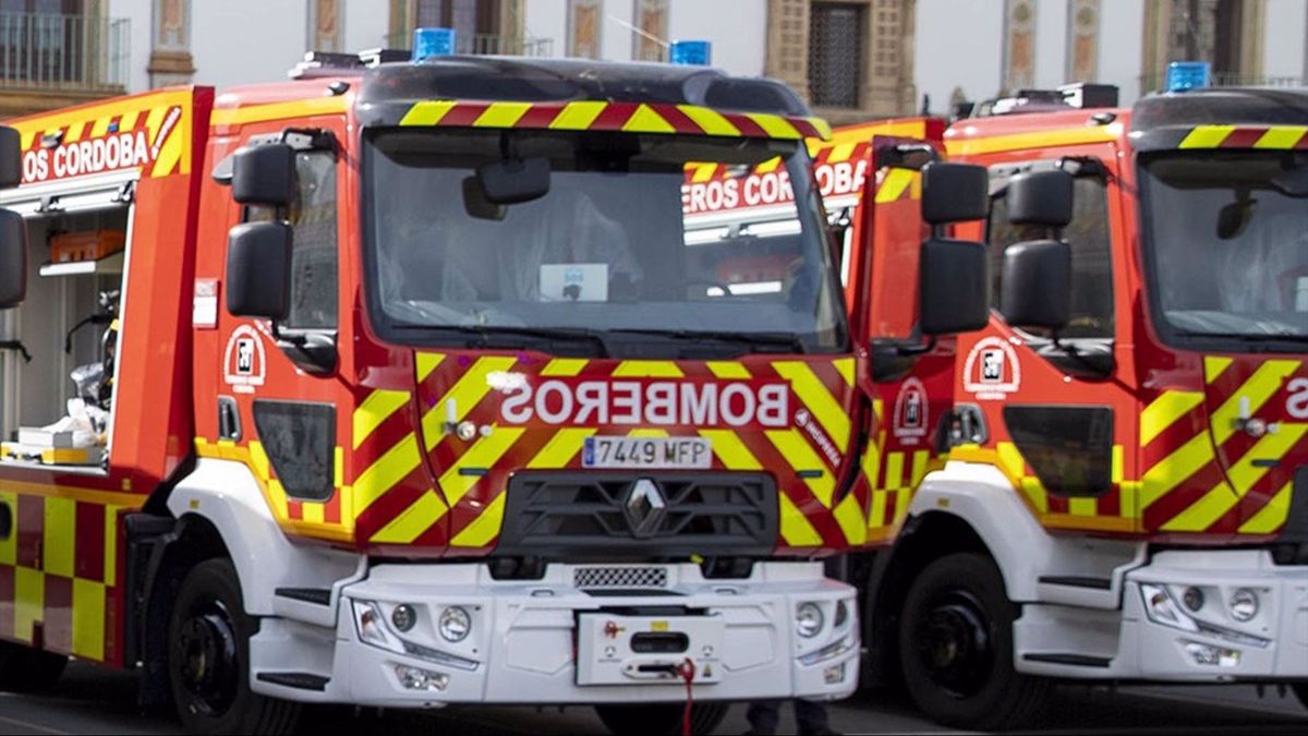 Camiones del Consorcio de Bomberos de Córdoba