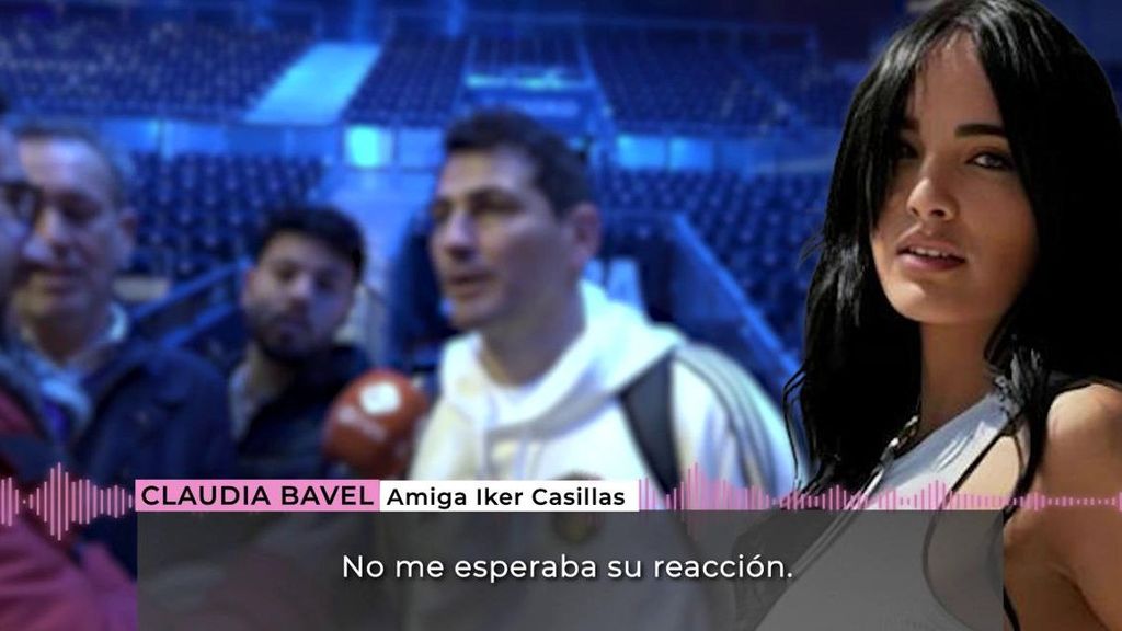 Claudia Bavel, molesta tras la reacción de Iker Casillas a su pillada saliendo de un hotel: "Un poco triste, pero bueno"