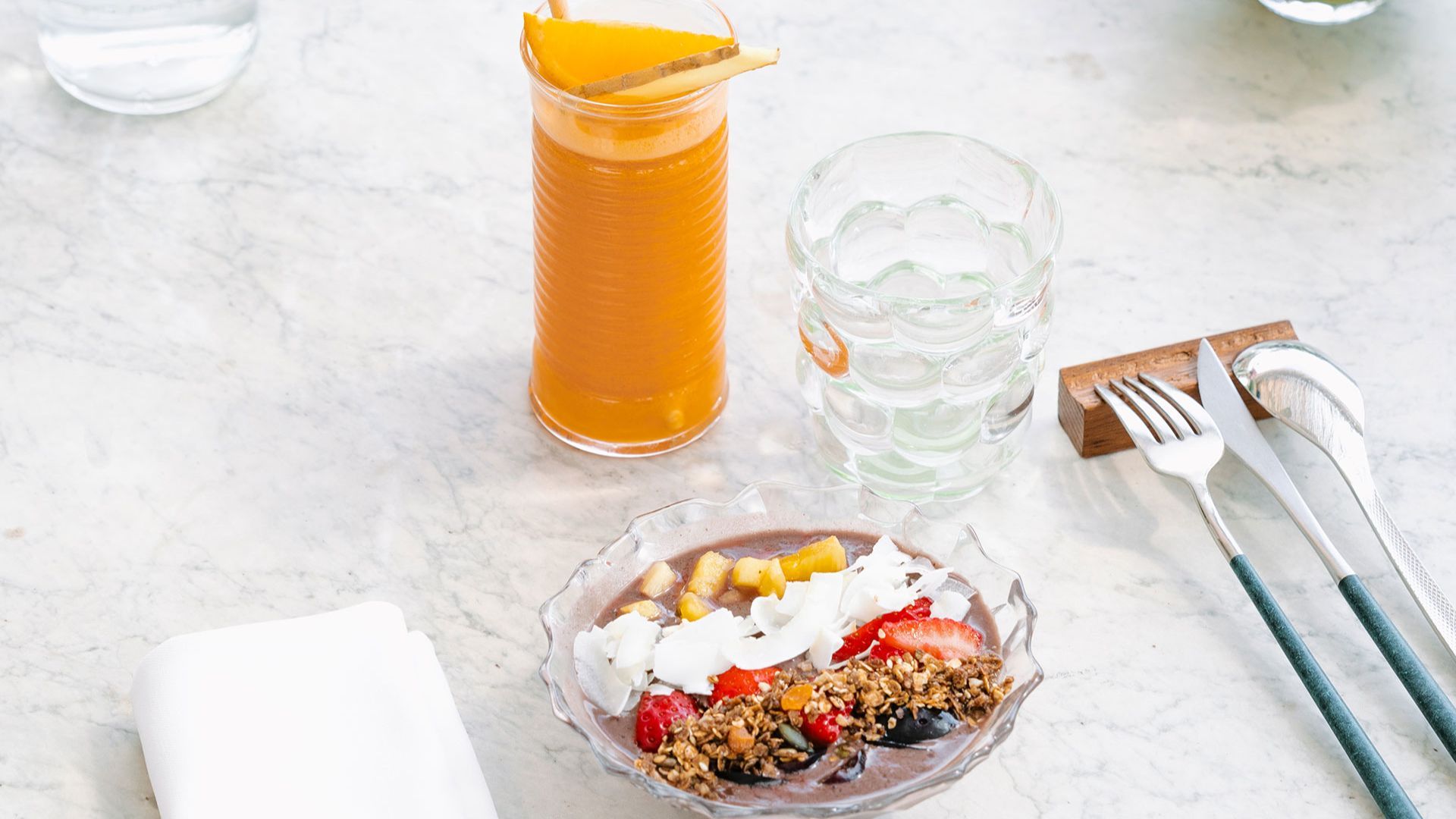 Desayunando en Boho Club