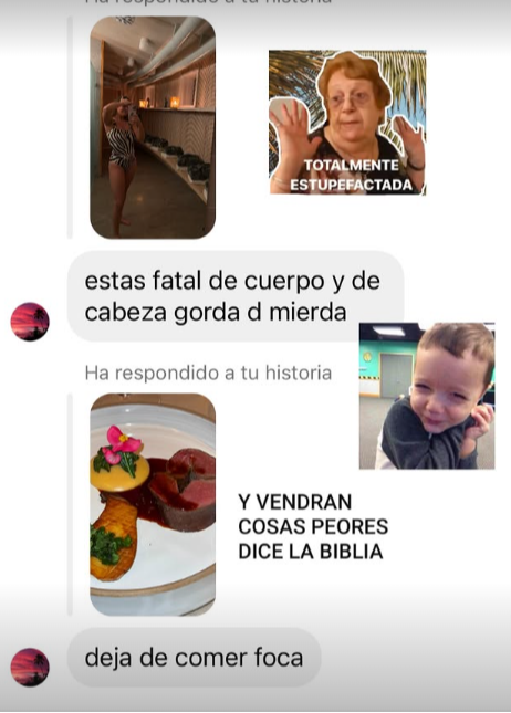 Las críticas al cuerpo de Marta Pombo