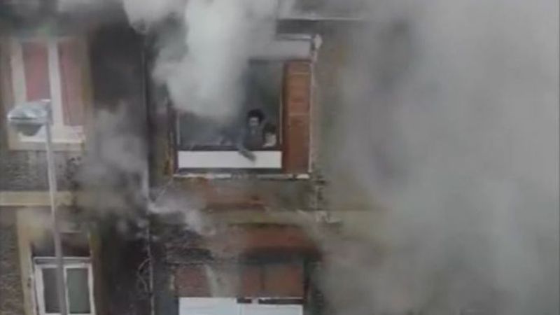 El terror de una madre y sus dos hijos en el incendio de Basauri