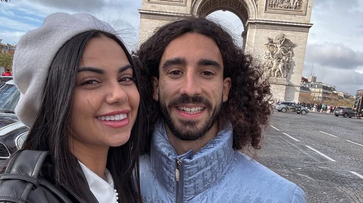 Marc Cucurella y su novia, Claudia Rodríguez