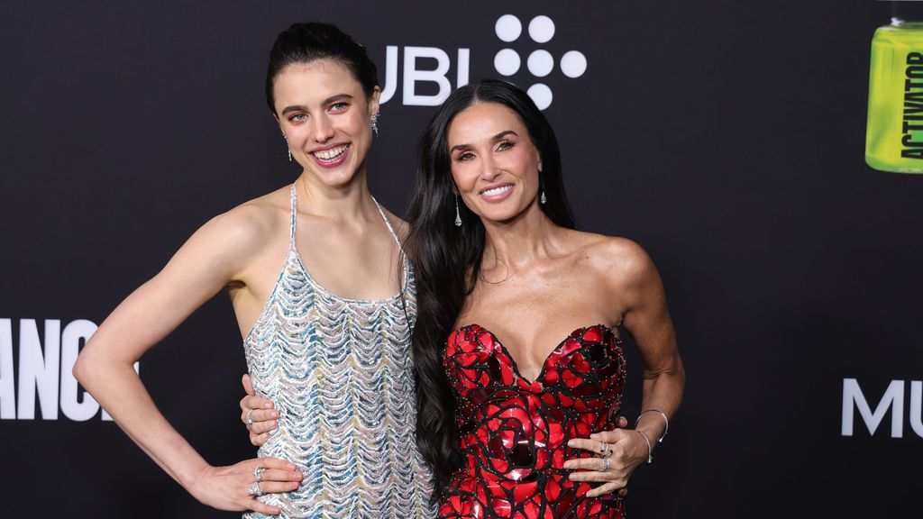 Margaret Qualley y Demi Moore. FUENTE: Cordonpress