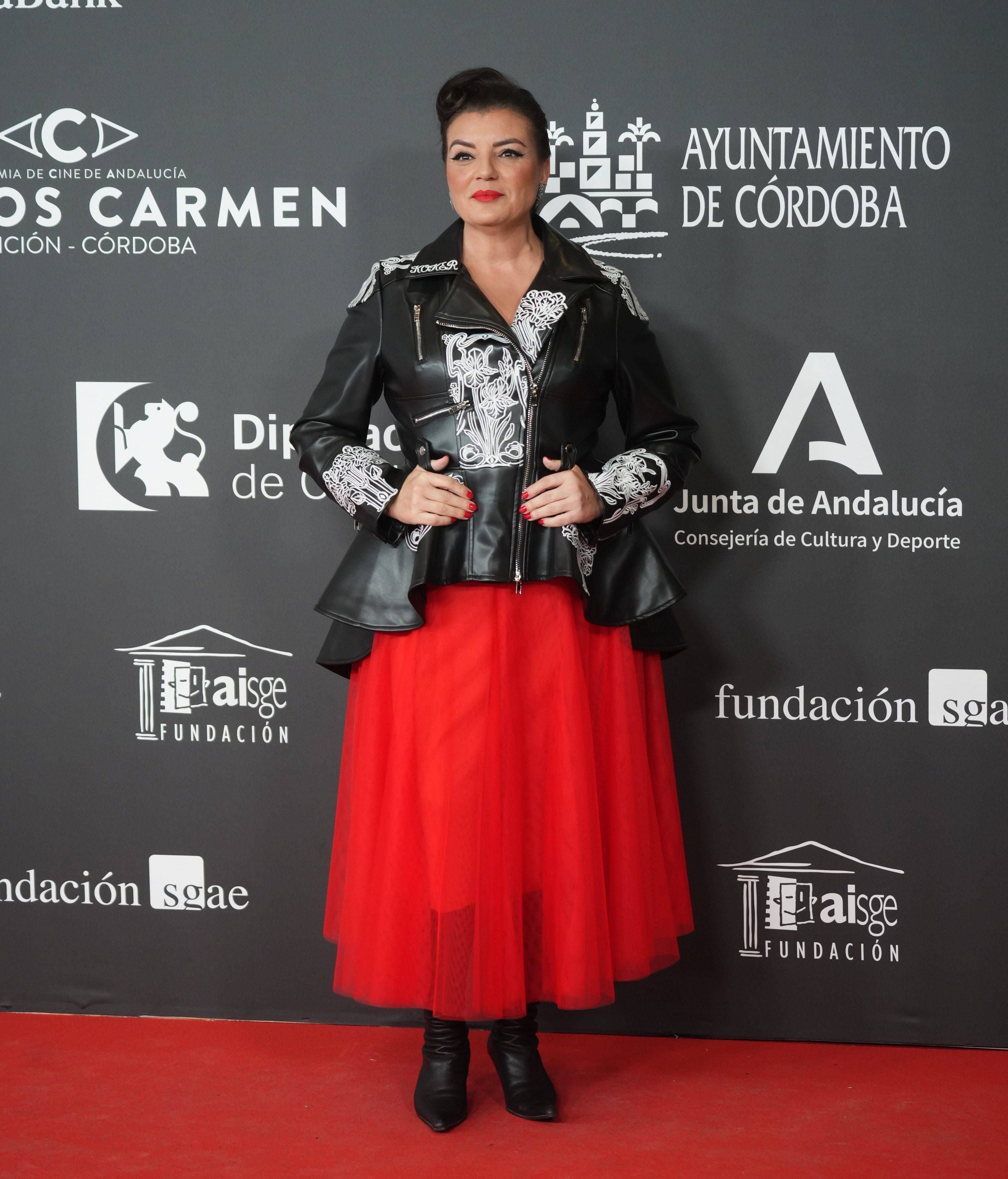 Paz de Alarcón en los Premios Carmen del Cine Andaluz