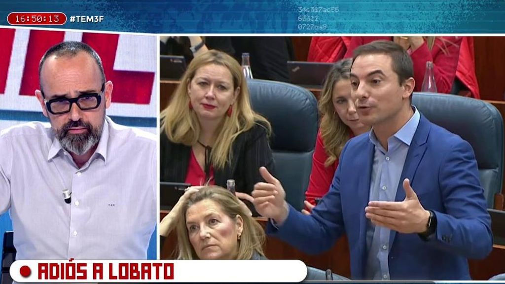 Risto Mejide lee en directo un mensaje de Juan Lobato tras anunciar que renuncia a su sueldo como senador: "Se ha puesto en contacto con este programa..."