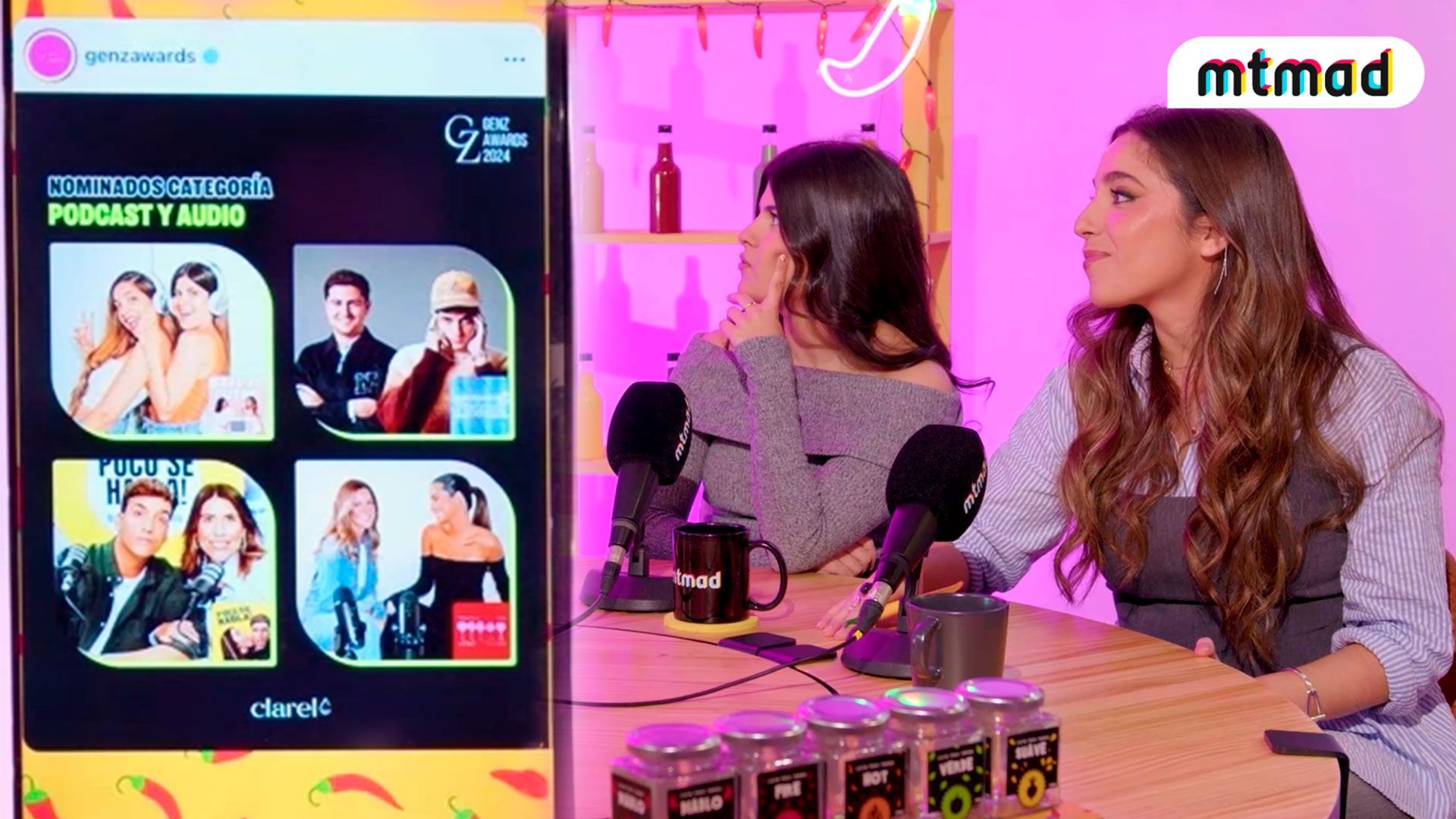 Ángela Henche y Albanta San Román opinan sobre sus compañeros de nominación a mejor podcast de los GenZ - En todas las salsas