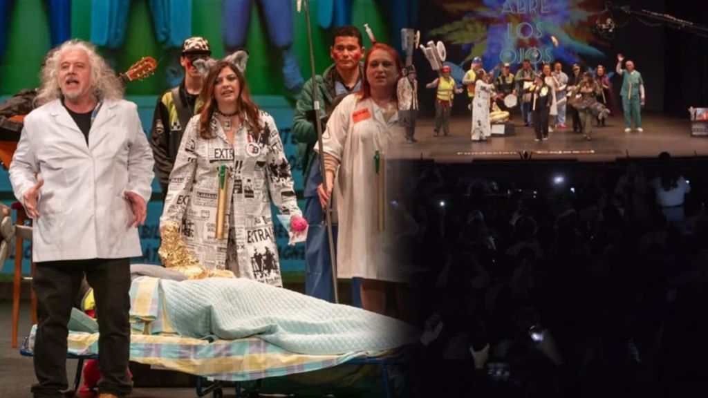 Chirigota 'Abre los ojos' en el Carnaval de Cádiz