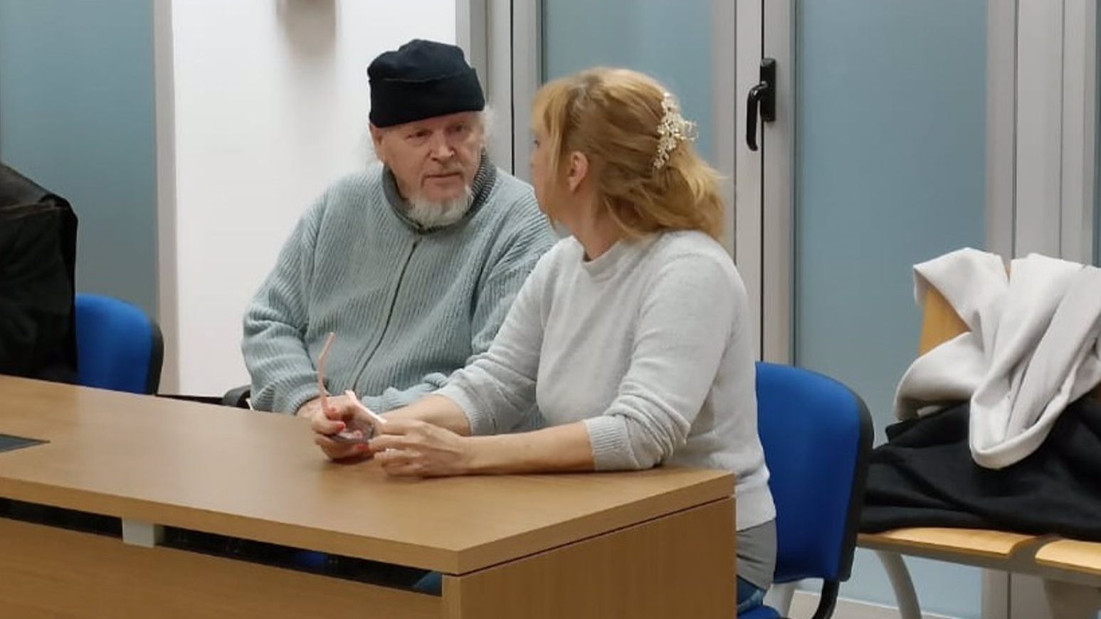 El condenado durante el juicio