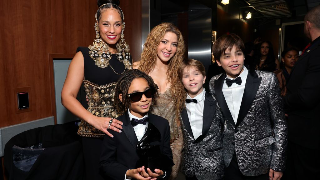 El posado de Shakira y Alicia Keys con sus hijos