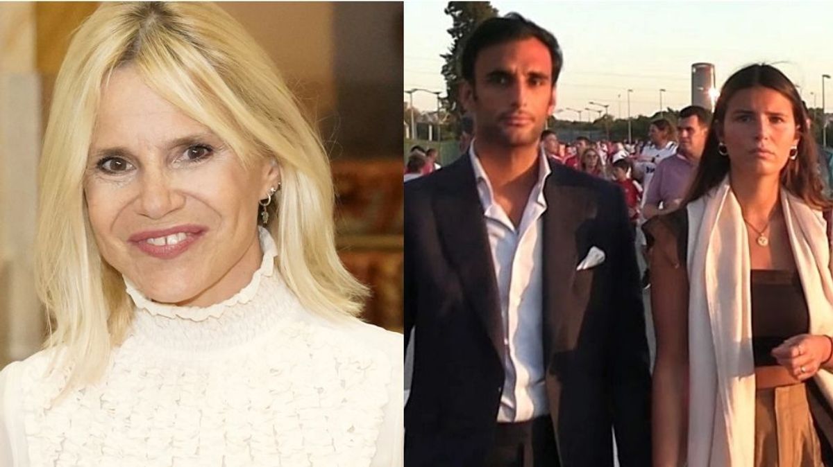 Eugenia Martínez de Irujo y Tana Rivera con su novio, Manuel Vega