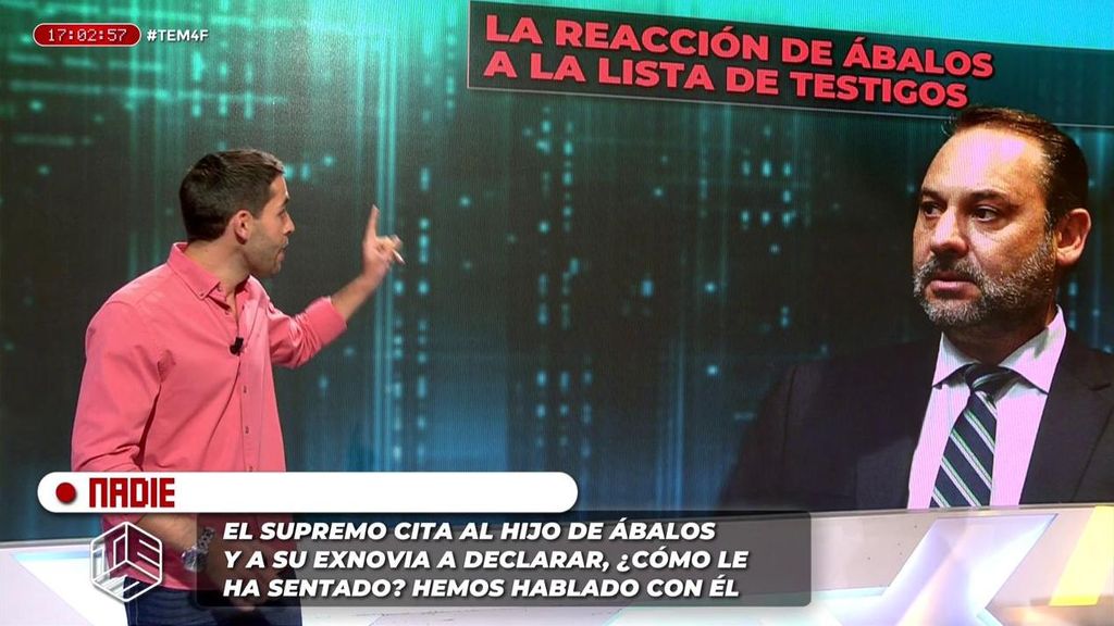 Las palabras, en exclusiva, de José Luis Ábalos tras la citación del Supremo a su hijo y su exnovia a declarar