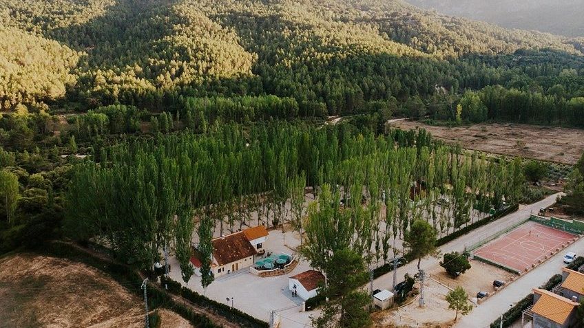 El entorno incomparable del camping del Rio Tus