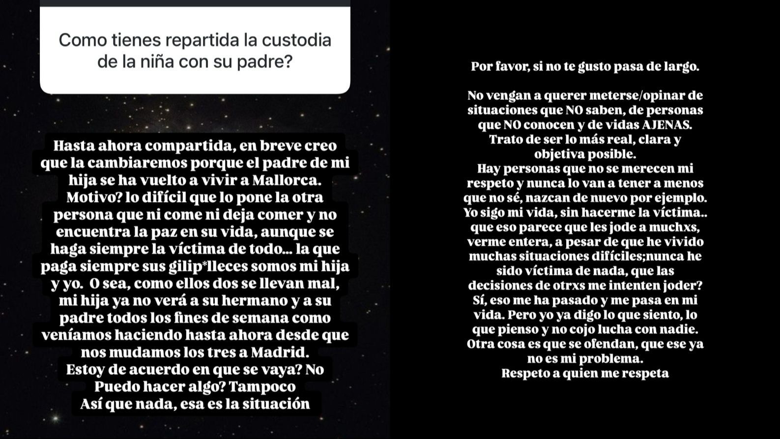El estallido de Ivana Icardi sobre Adara Molinero por la custodia de su hija con Hugo Sierra