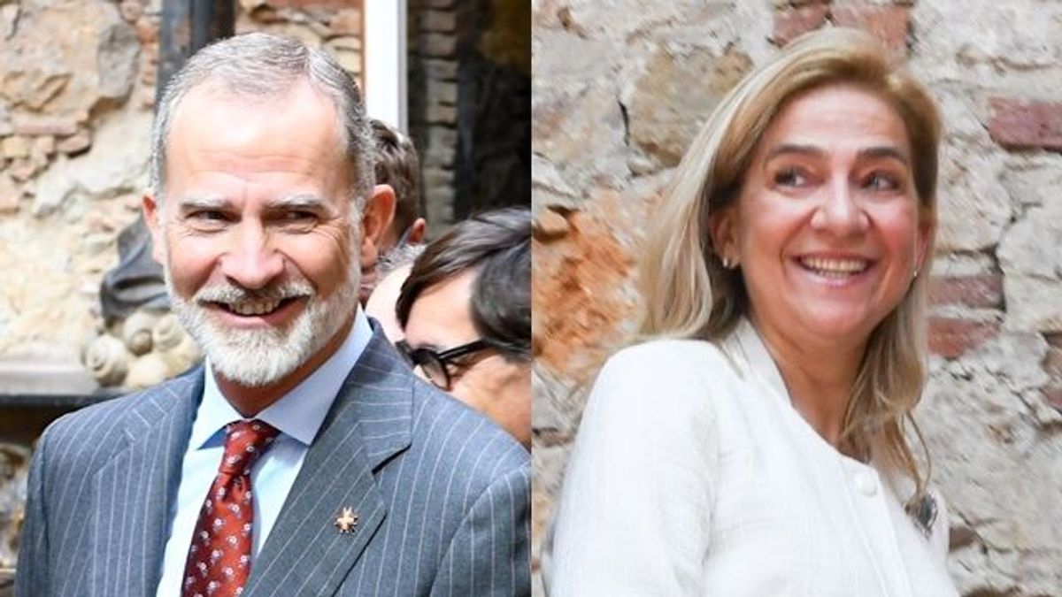 El rey Felipe y la infanta Cristina en el cincuenta aniversario de la inauguración del Teatre-Museu Dalí