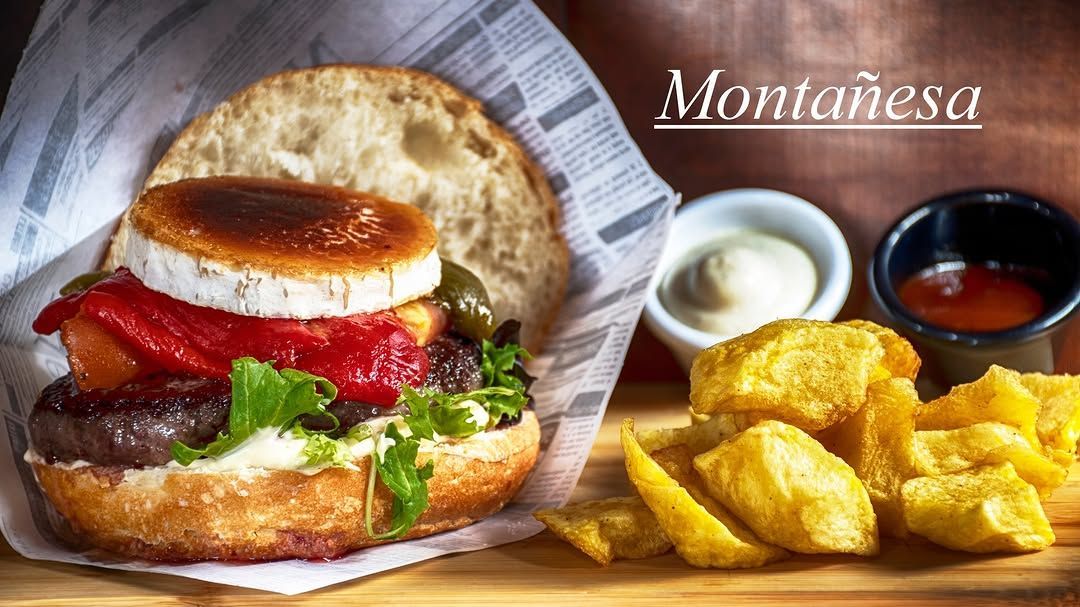 Hamburguesa montañesa del Somo Parque