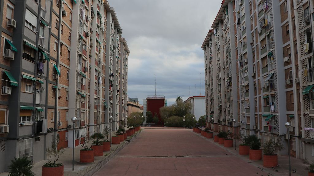 Imagen de archivo de bloque de viviendas en Barcelona