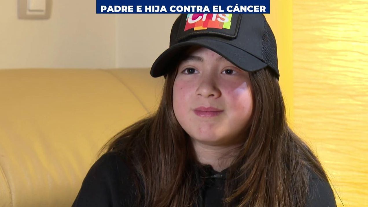 Isabel, lucha contra el cáncer junto a su padre