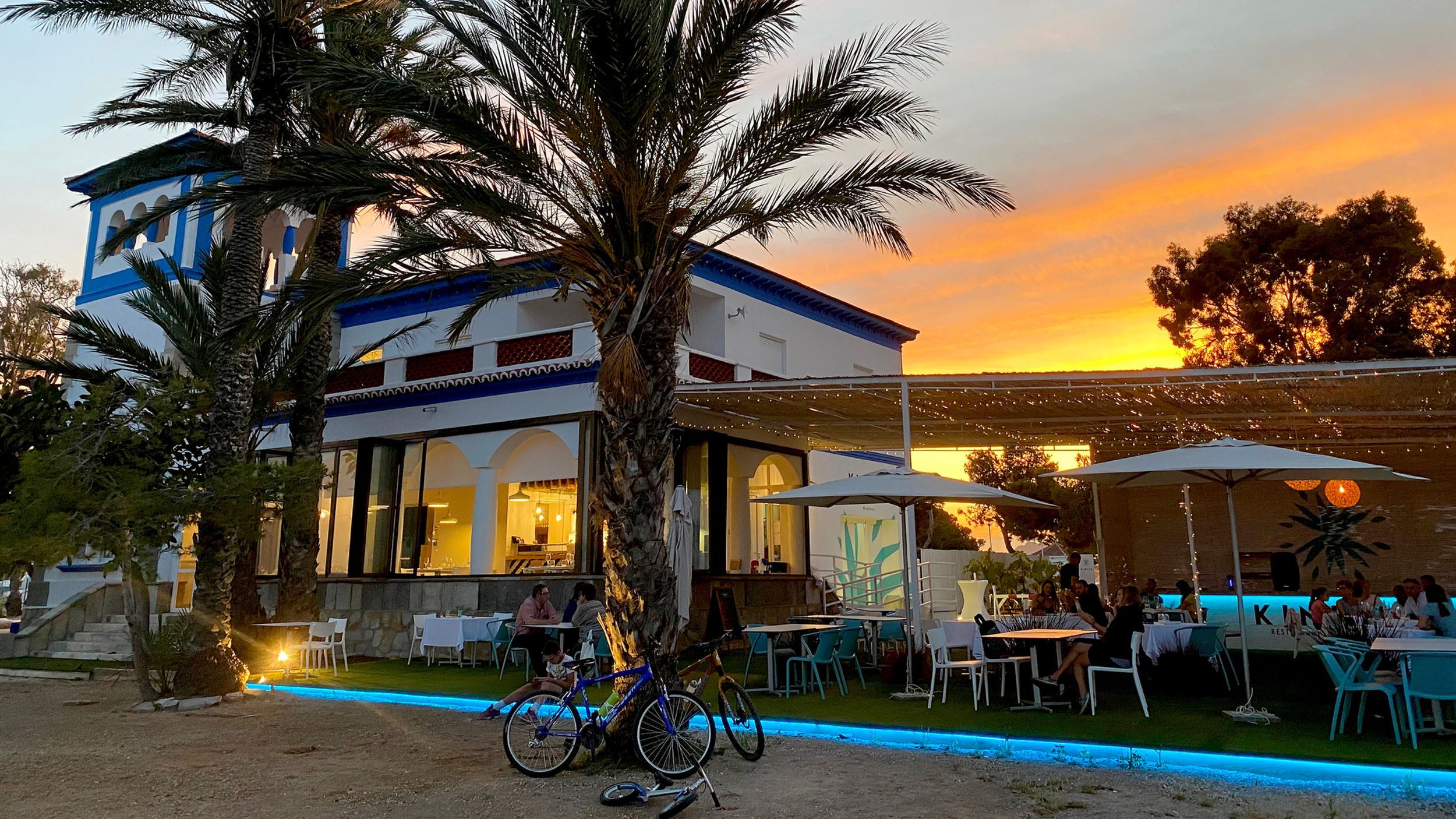 Kinita, en el Camping del Mar Menor