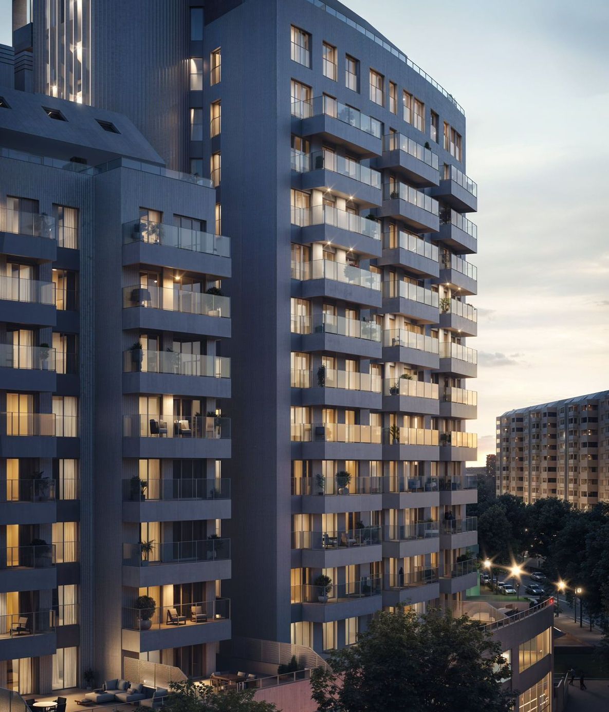 La fachada cambiará de color según la luz que reciba