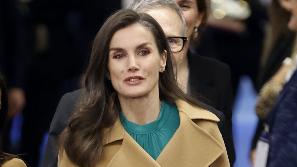 La Reina Letizia a su llegada a la presentación