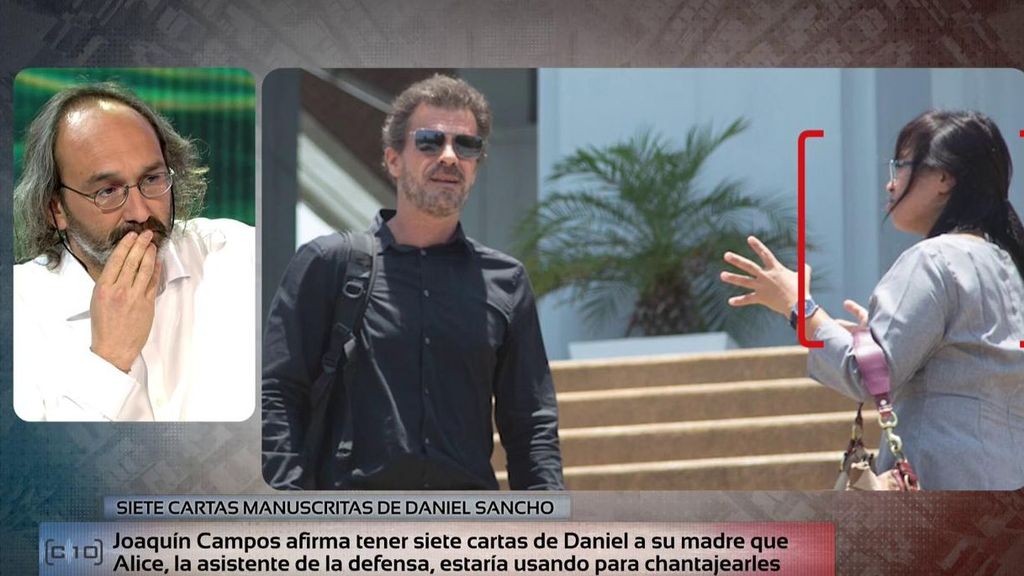 El periodista Joaquín Campos destapa a una mujer clave en el caso Daniel Sancho que intentó sacarlo de la cárcel bajo "estafas"