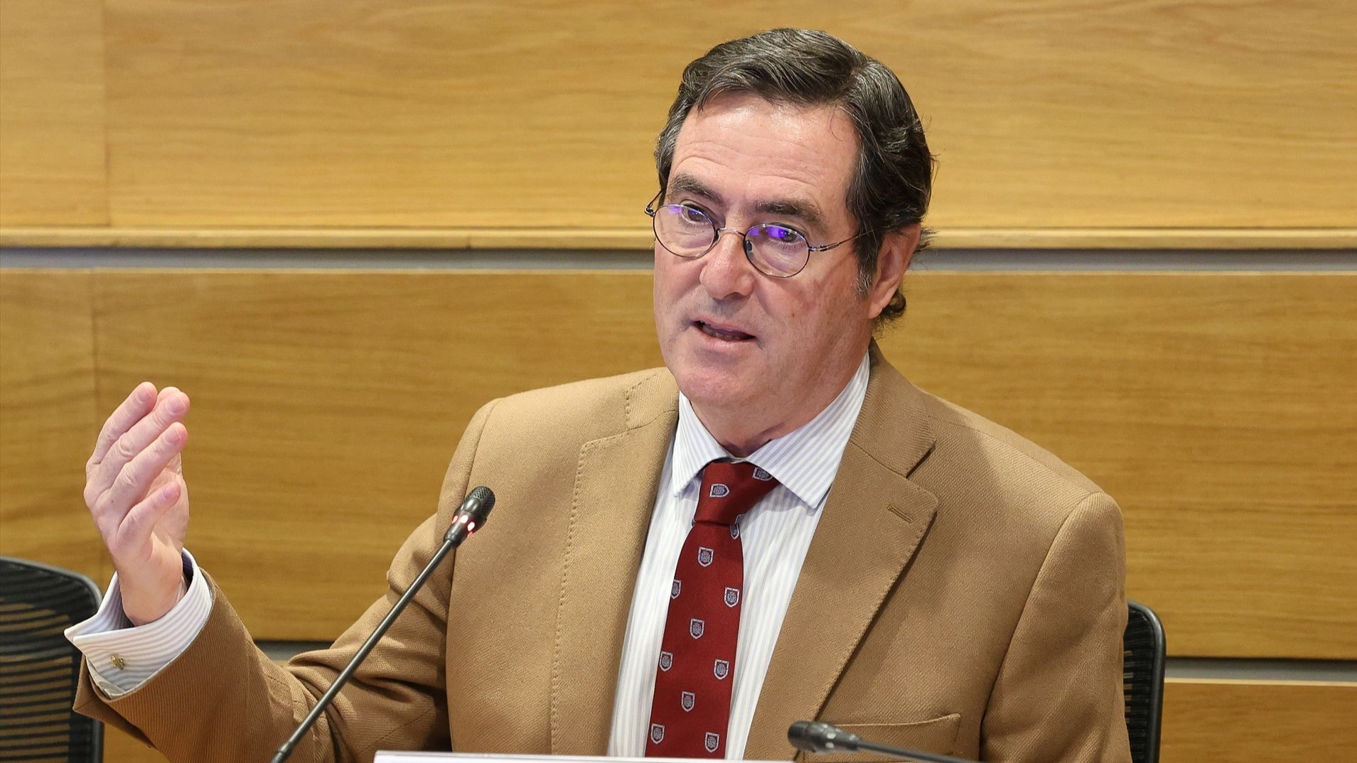 El presidente de la CEOE, Antonio Garamendi.