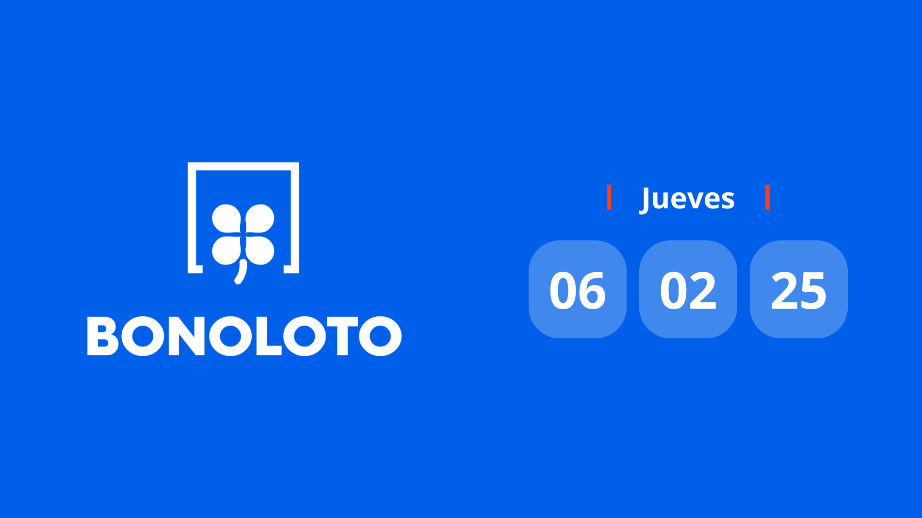 Resultado Bonoloto: comprobar número premiado hoy jueves 6 de febrero de 2025