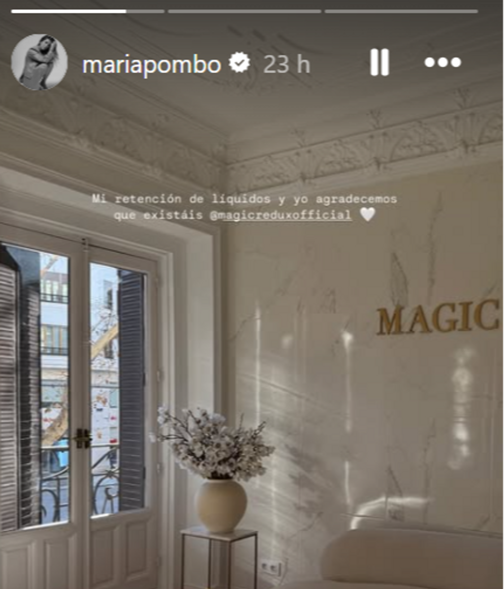 Story de María Pombo