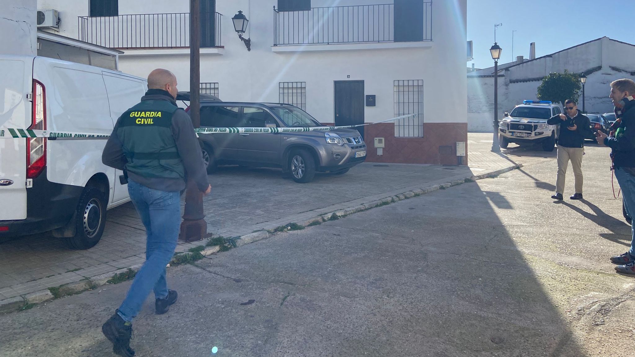 Así es el despliegue de la Guardia Civil en Santa Olalla de Cala, Huelva