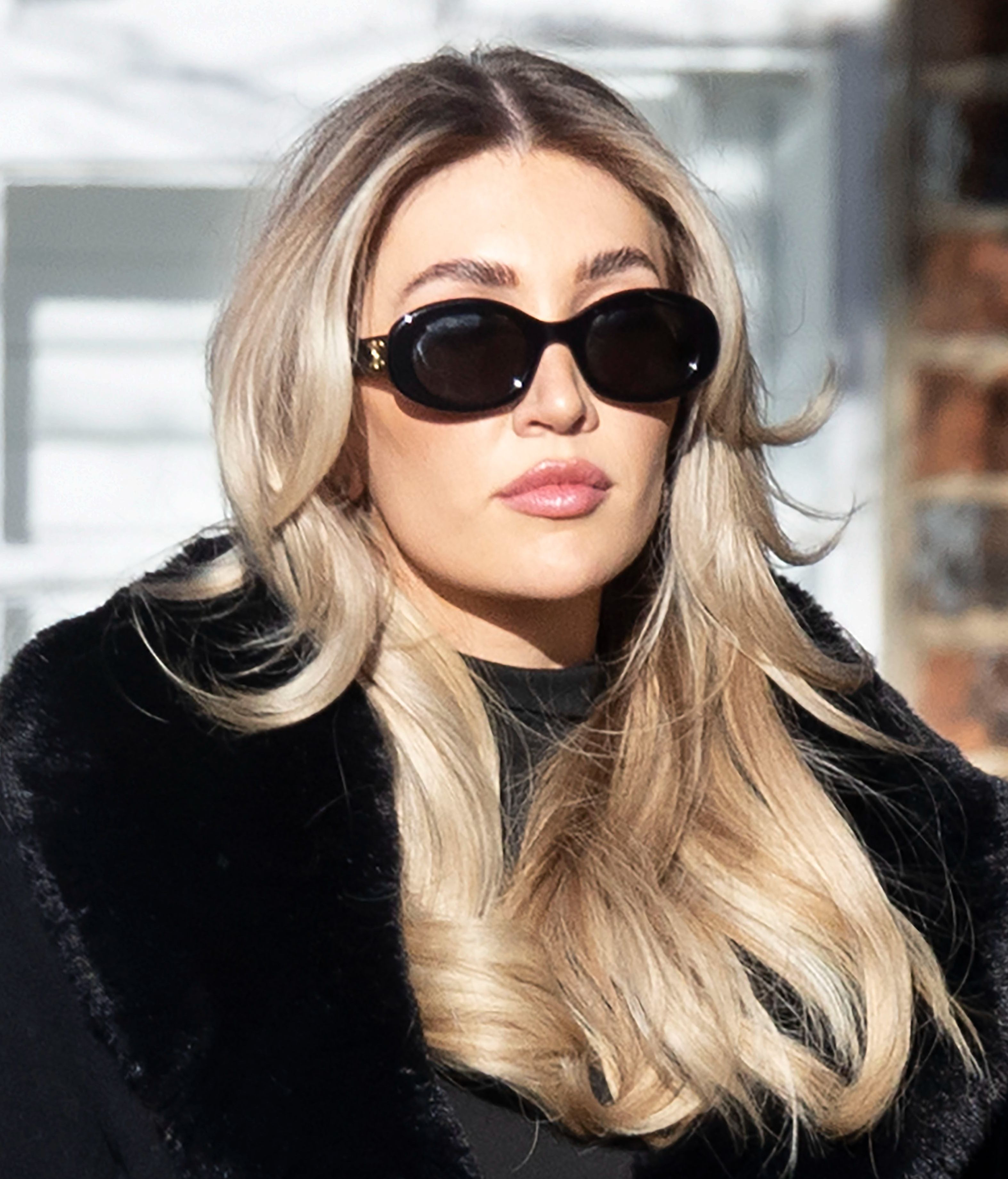 Kate Cassidy en el funeral de Liam Payne.