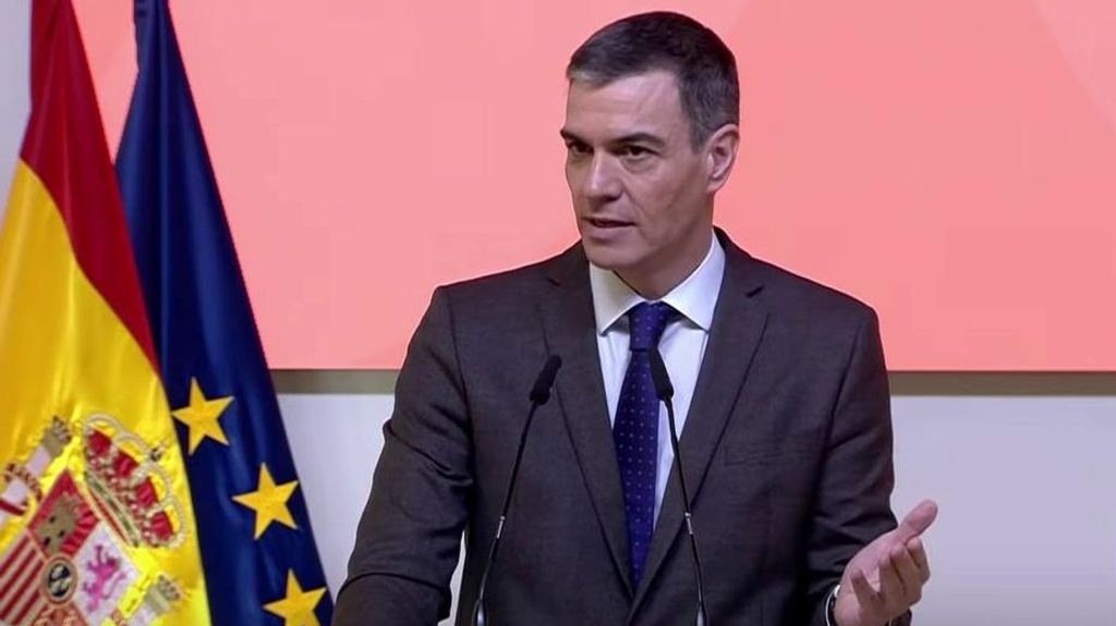 Pedro Sánchez en el acto de ENA.