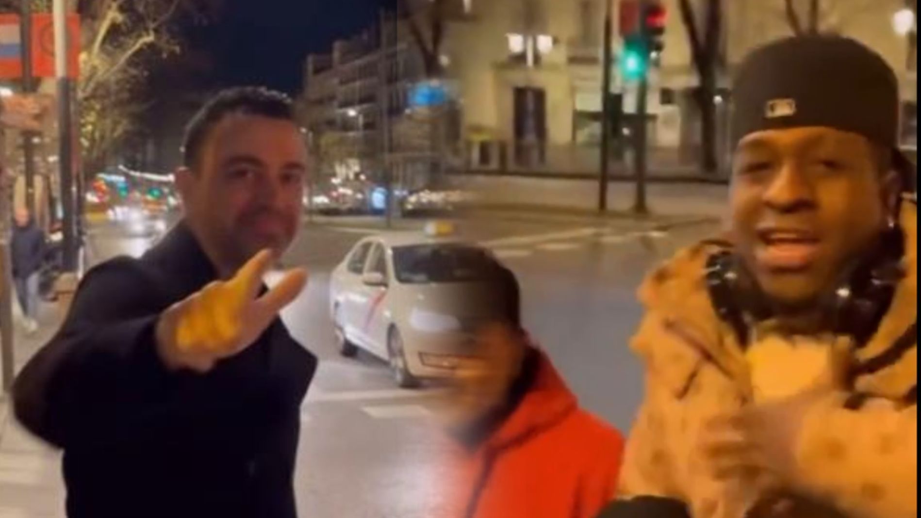 Pillan a Xavi Hernández bailando con unos raperos en pleno centro de Madrid: la canción no tiene desperdicio Pillan a Xavi Hernández bailando con unos raperos en pleno centro de Madrid: la canción no tiene desperdicio