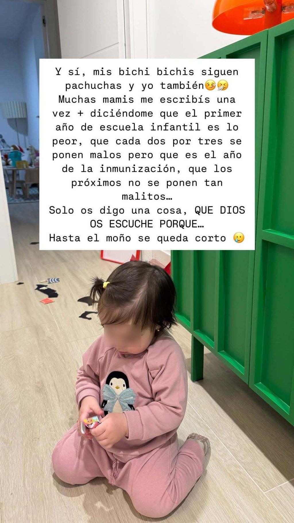 Violeta Mangriñán explica cómo está siendo el primer año de escuela infantil de Gala