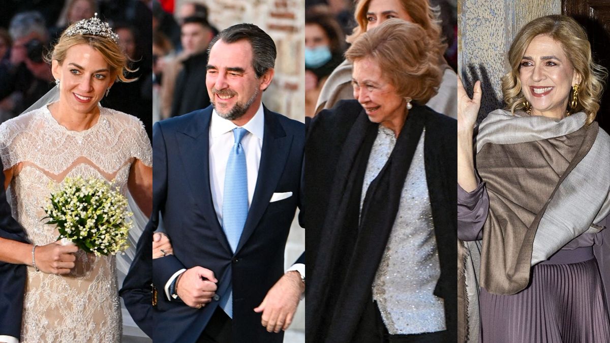 Chrysi Vardinoyannis, Nicolás de Grecia, la reina Sofía y la infanta Cristina