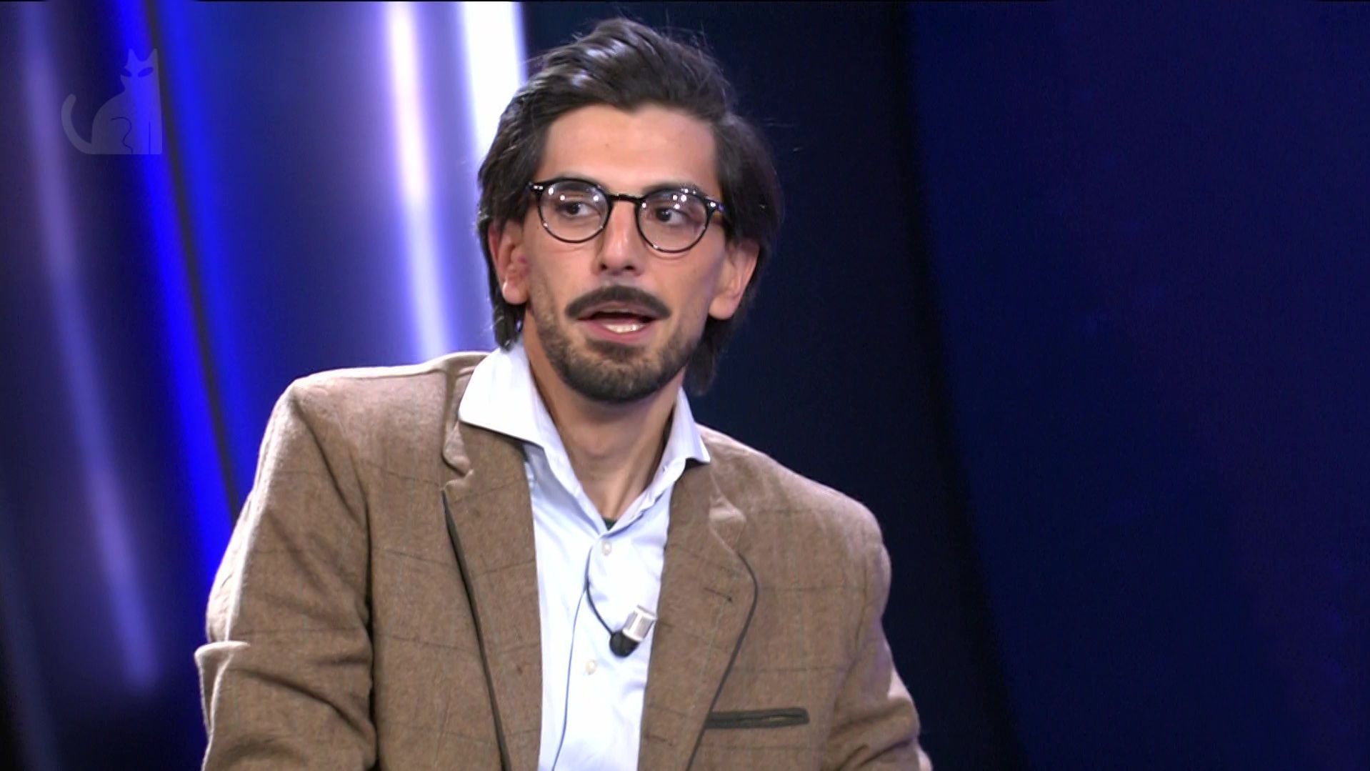 Dani Santos en plató