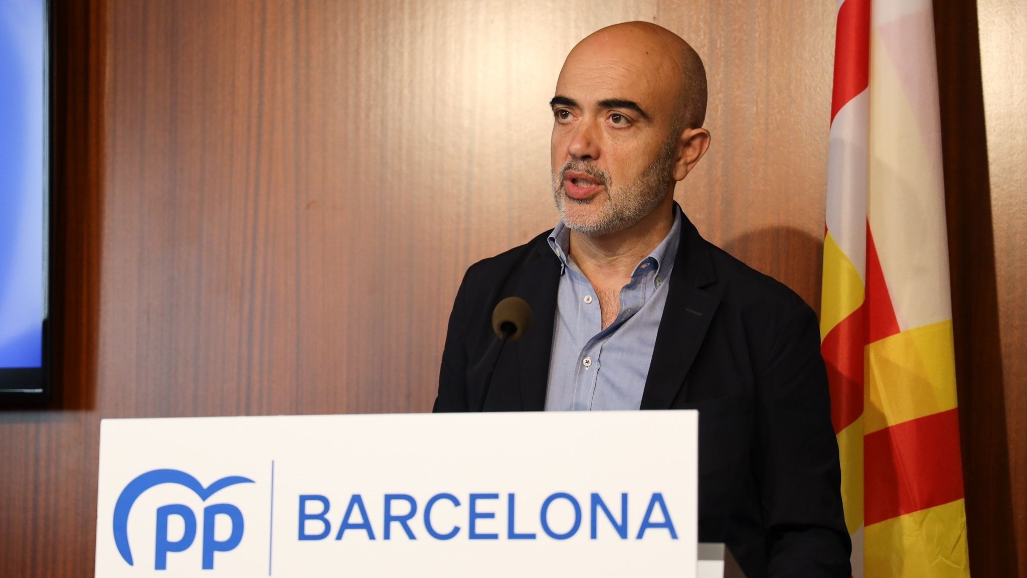 El líder del PP en el Ayuntamiento de Barcelona, Daniel Sirera