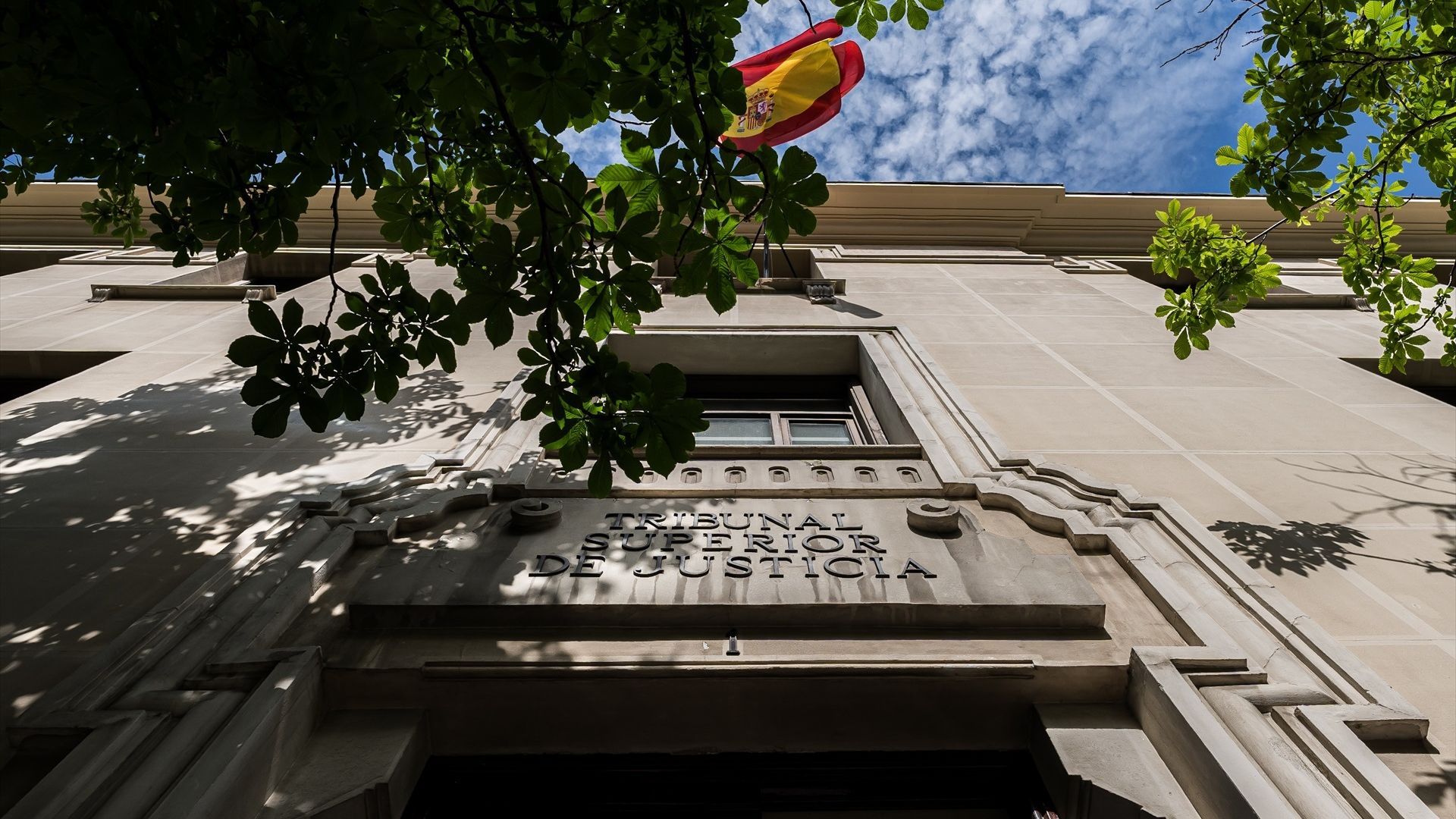 Fachada del Tribunal Superior de Justicia de Madrid.
