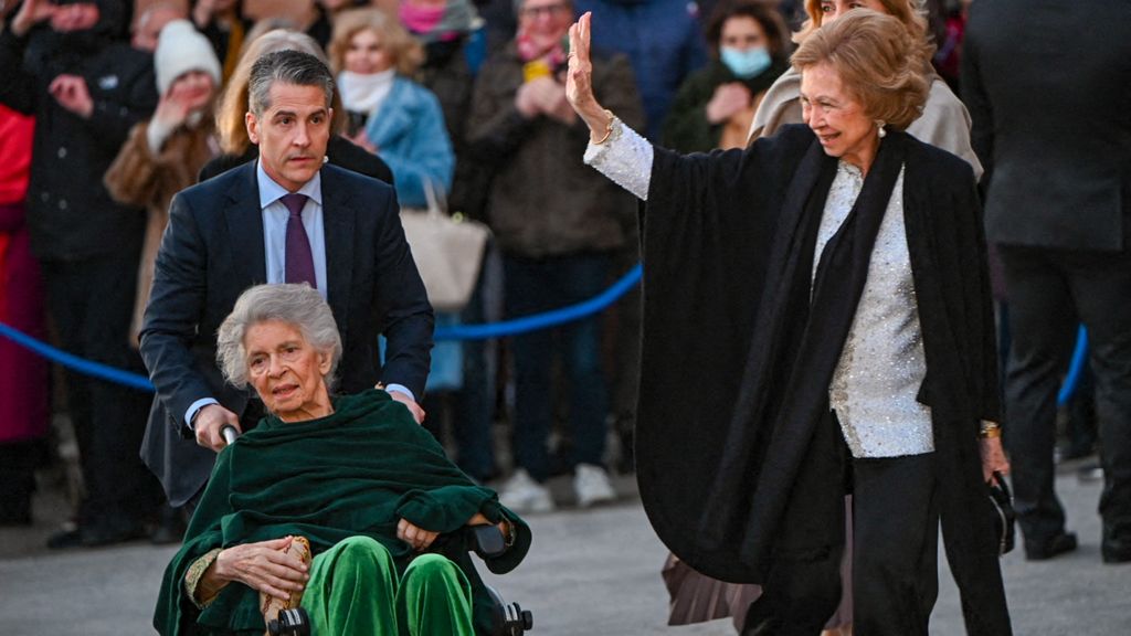 La princesa Irene de Grecia y la reina Sofía