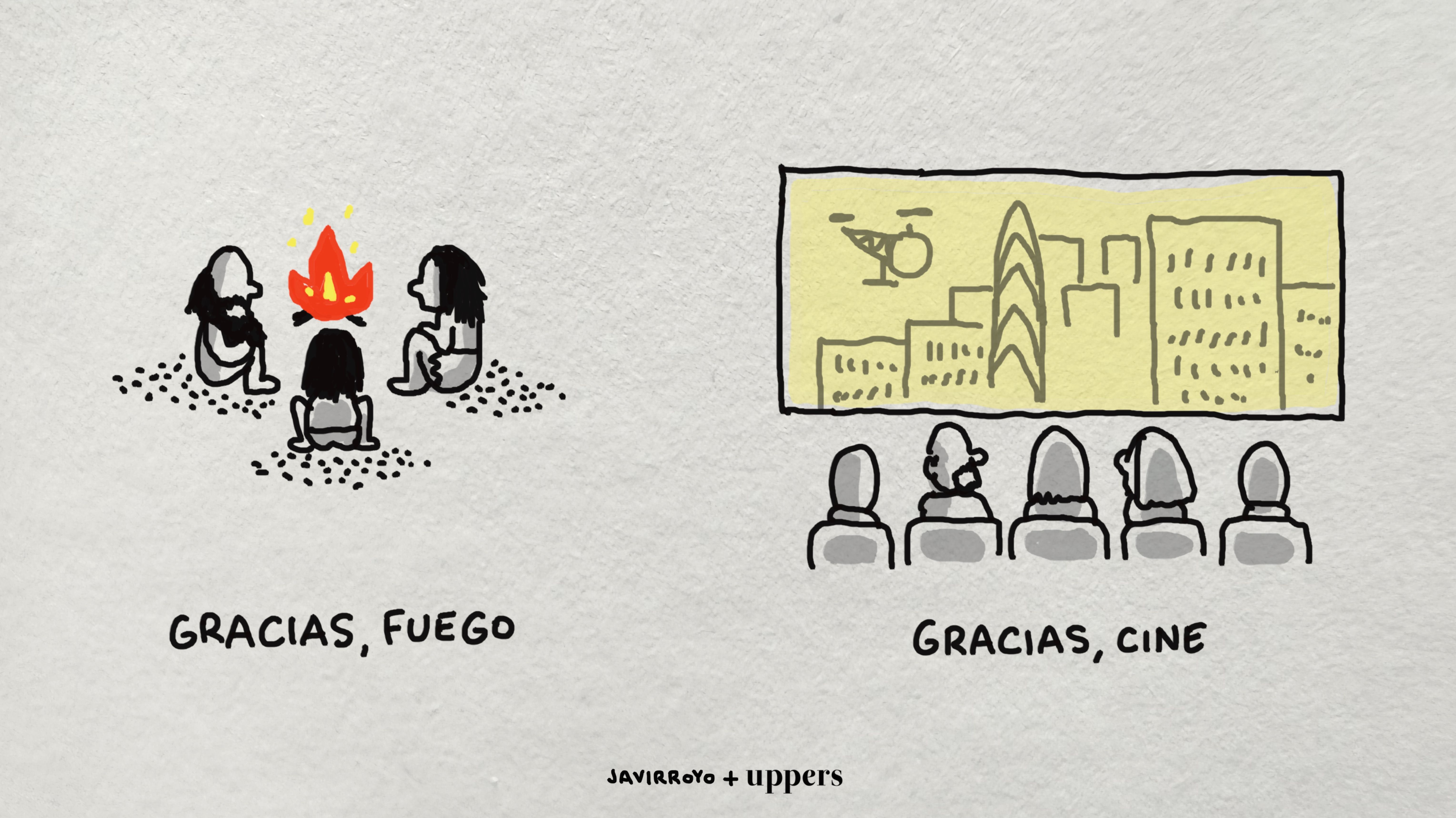 La viñeta de Javirroyo: "Fuego y cine"