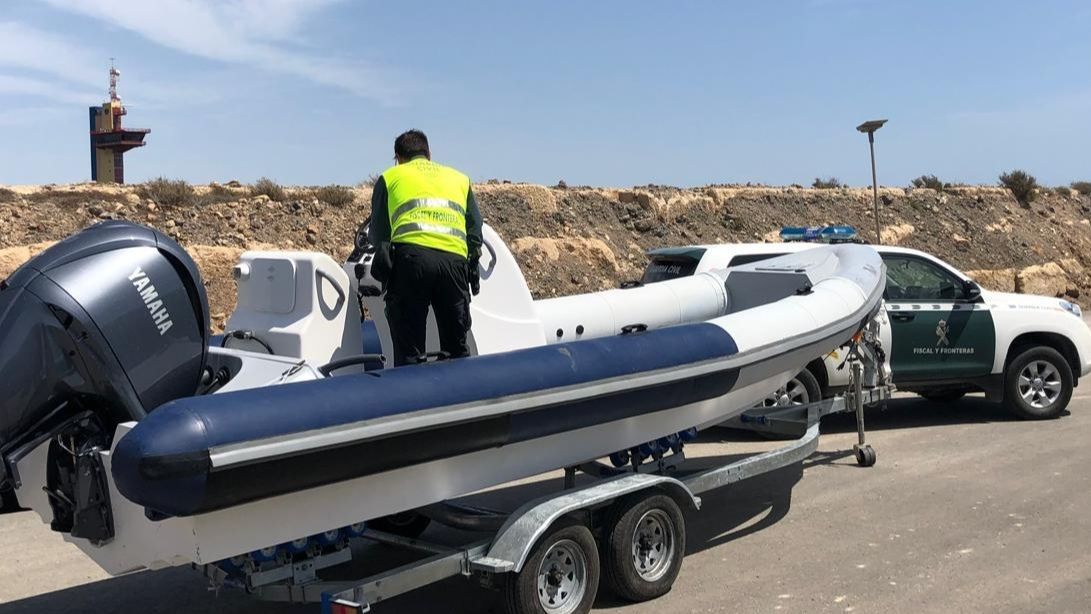 Un narco ha fallecido tras colisionar con una patrullera de la Guardia Civil en el Estrecho