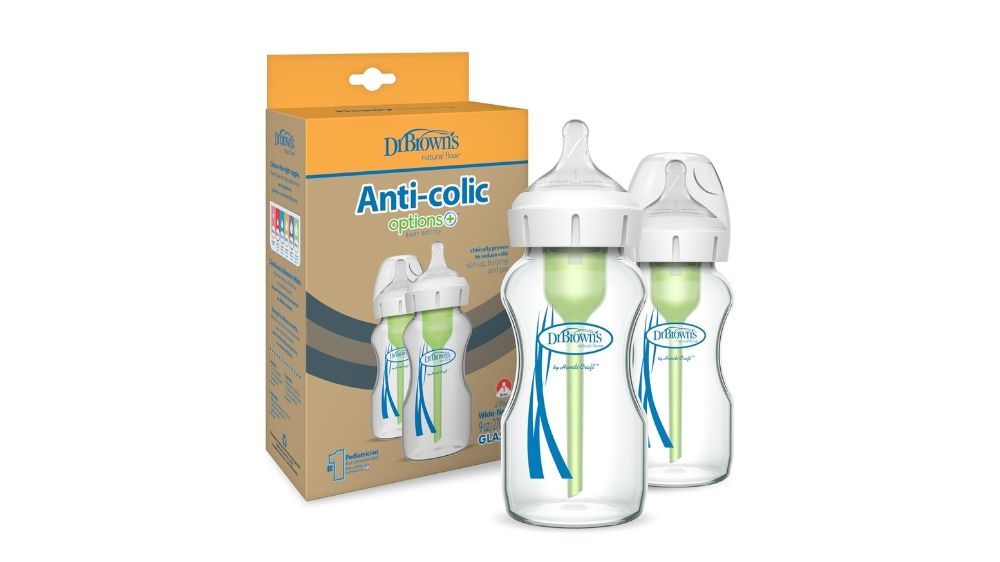 Pack biberones cristal anticólicos bebés Dr. Brown’s - 1