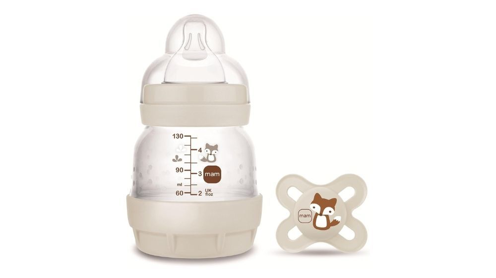 Set Recién Nacido de Biberón Anticólicos de 130ml MAM - 1