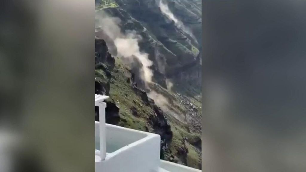 Temblores en Santorini.