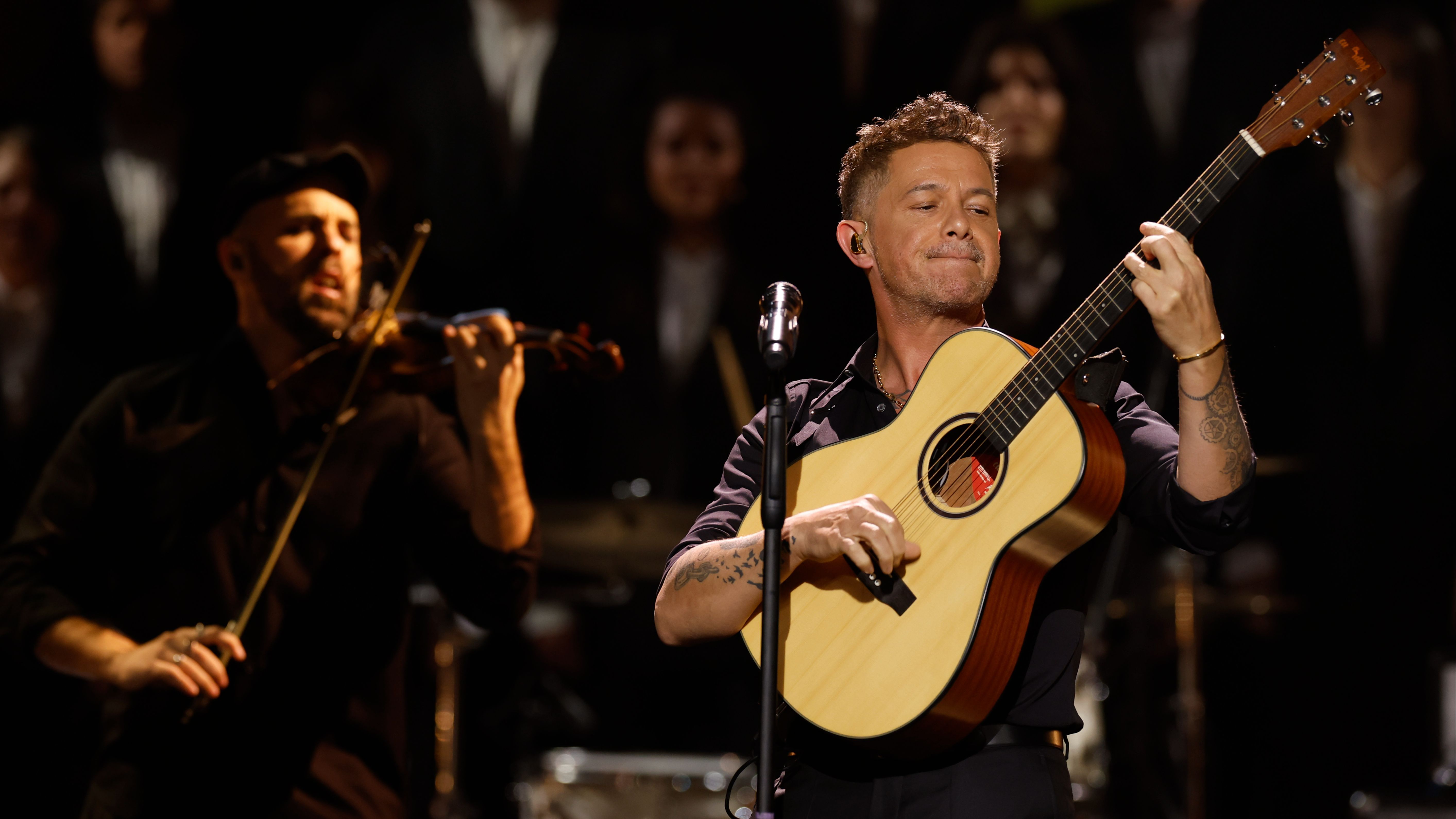 Alejandro Sanz en los Premios Goya de la Academia de Cine