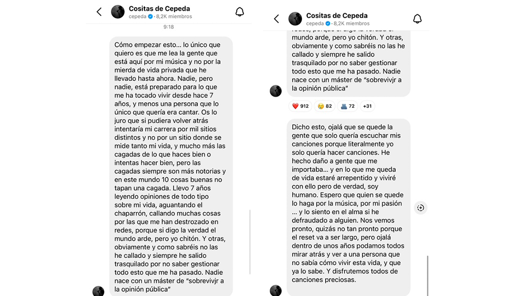 Comunicado Cepeda